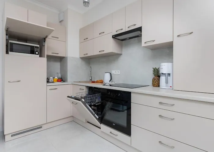 公寓 Stylish Seaside With Terrace & Parking In By Renters